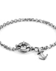 Clyde II Anchor Silver Chain Bracelet