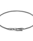 Crossjack Sail Silver Chain SKINNY Bracelet
