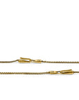 Moonraker Sail 9ct Yellow Gold Chain SKINNY Bracelet