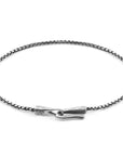 Moonraker Sail Silver Chain SKINNY Bracelet