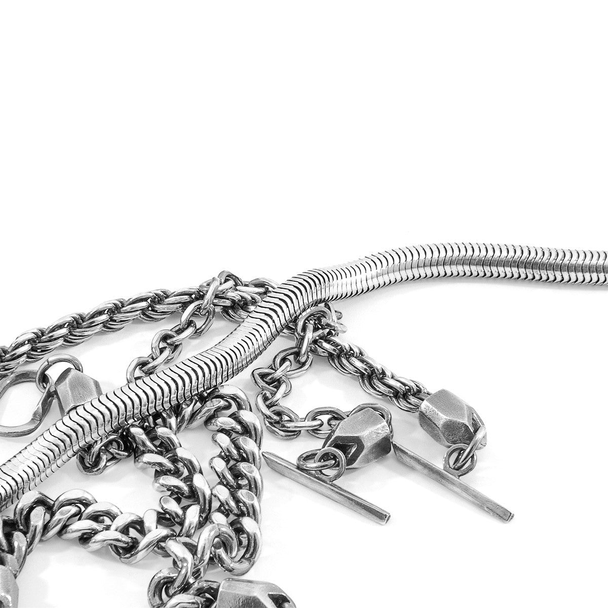 Halyard Skipper Silver Chain Bracelet