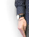 Faris Square Midi Wayfarer Silver Bangle