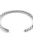 Gammell Full Rope Wayfarer Silver Bangle