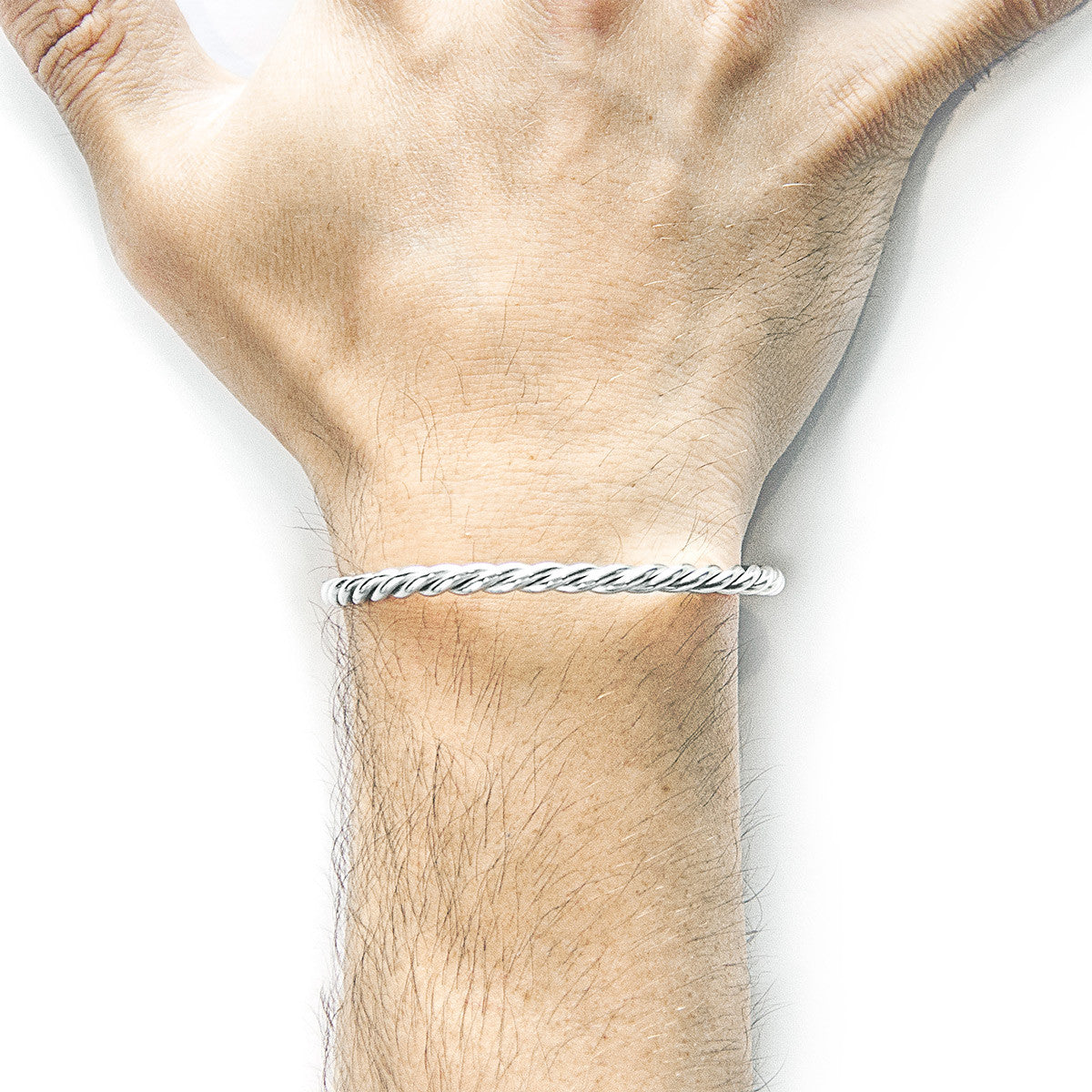 Gammell Full Rope Wayfarer Silver Bangle