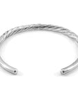 Haden Half Rope Wayfarer Silver Bangle