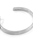 Tullett Paddle Cutout Wayfarer Silver Bangle
