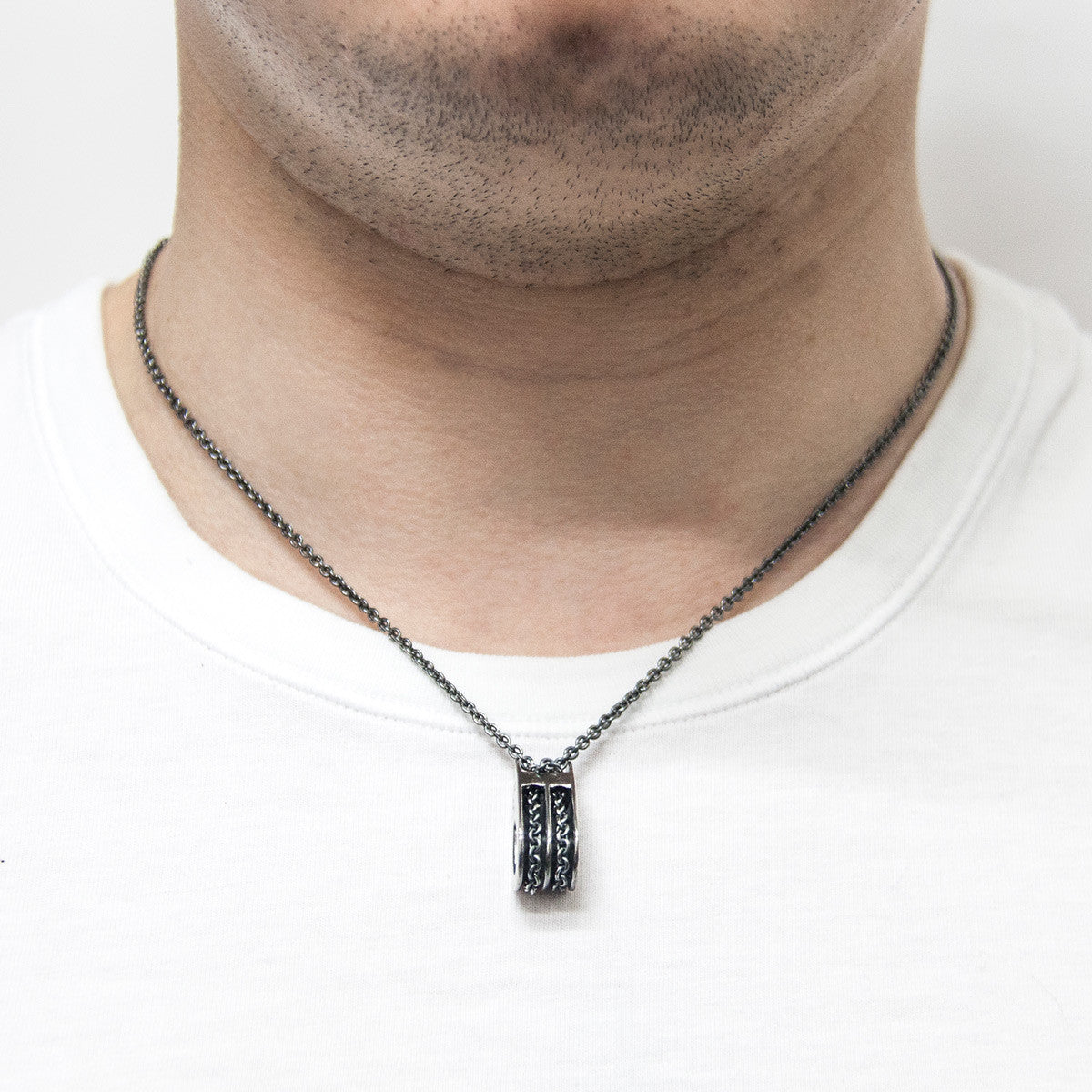 Rothesay Pulley Silver Necklace Pendant