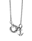 Clyde Anchor Signature Silver Necklace Pendant