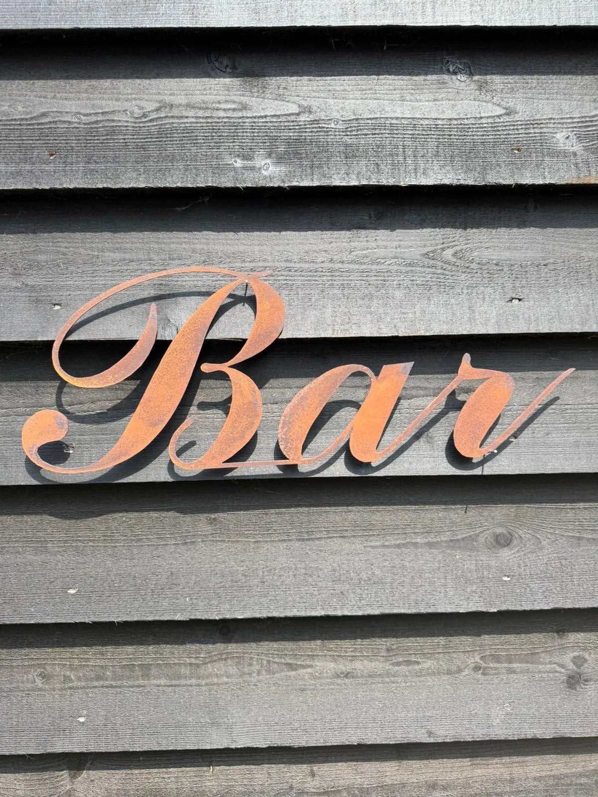 Rustic Bar Sign for Home &amp; Garden