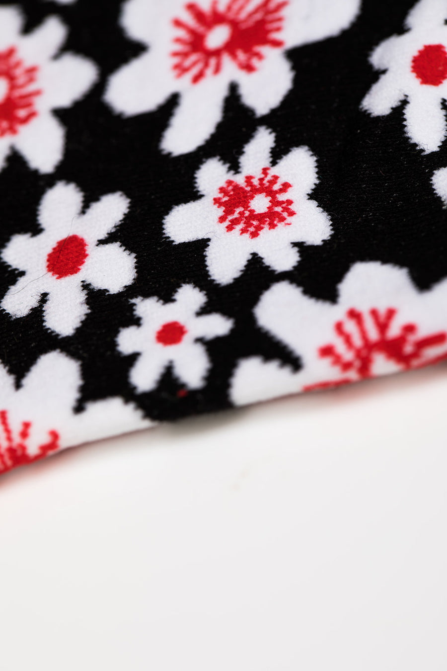 Floral spring socks for women, 4 pairs with petal designs, premium cotton blend, trending and stylish by Body and I at brixbailey.com