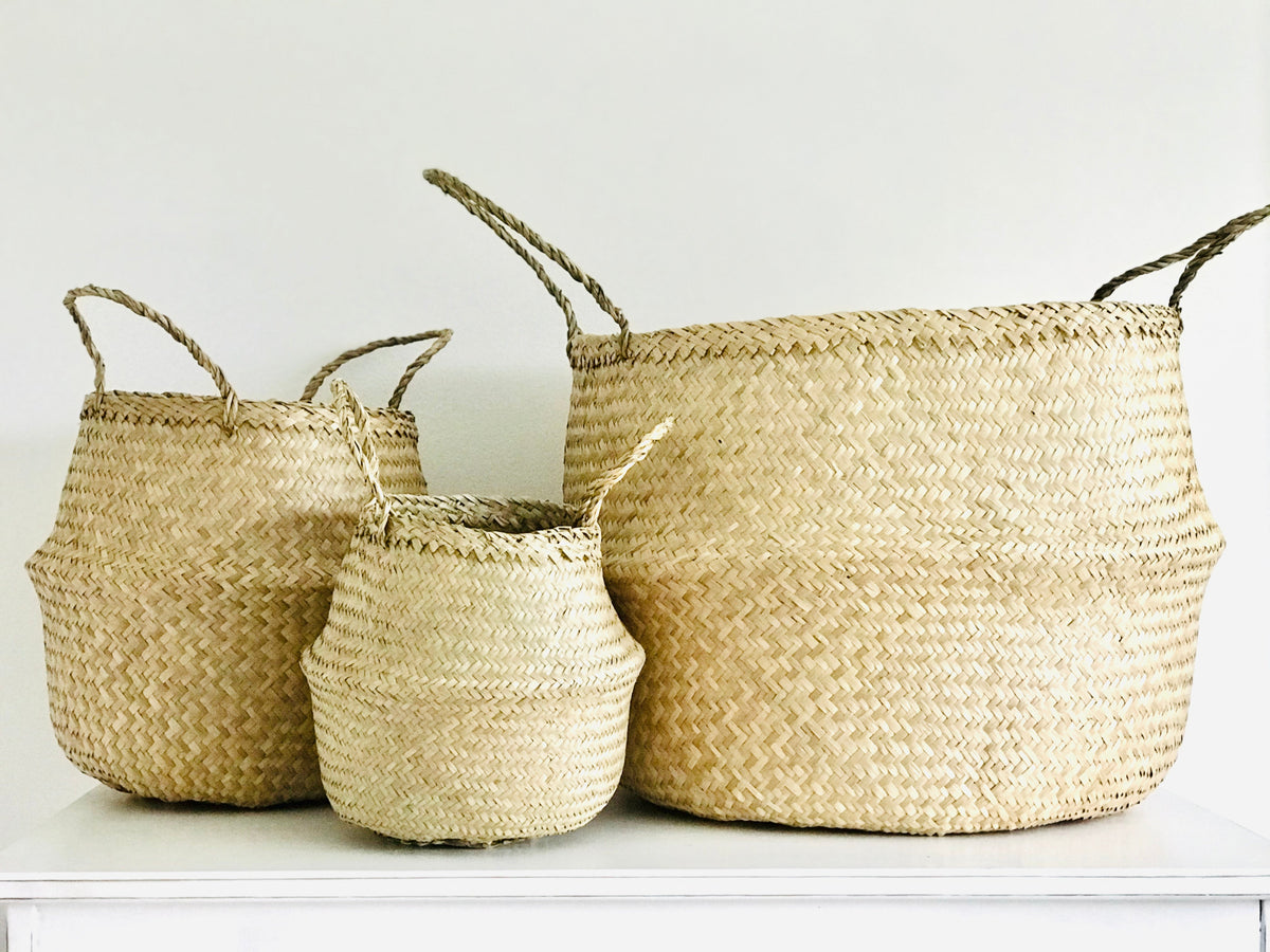 Plain Seagrass Basket - Extra Large