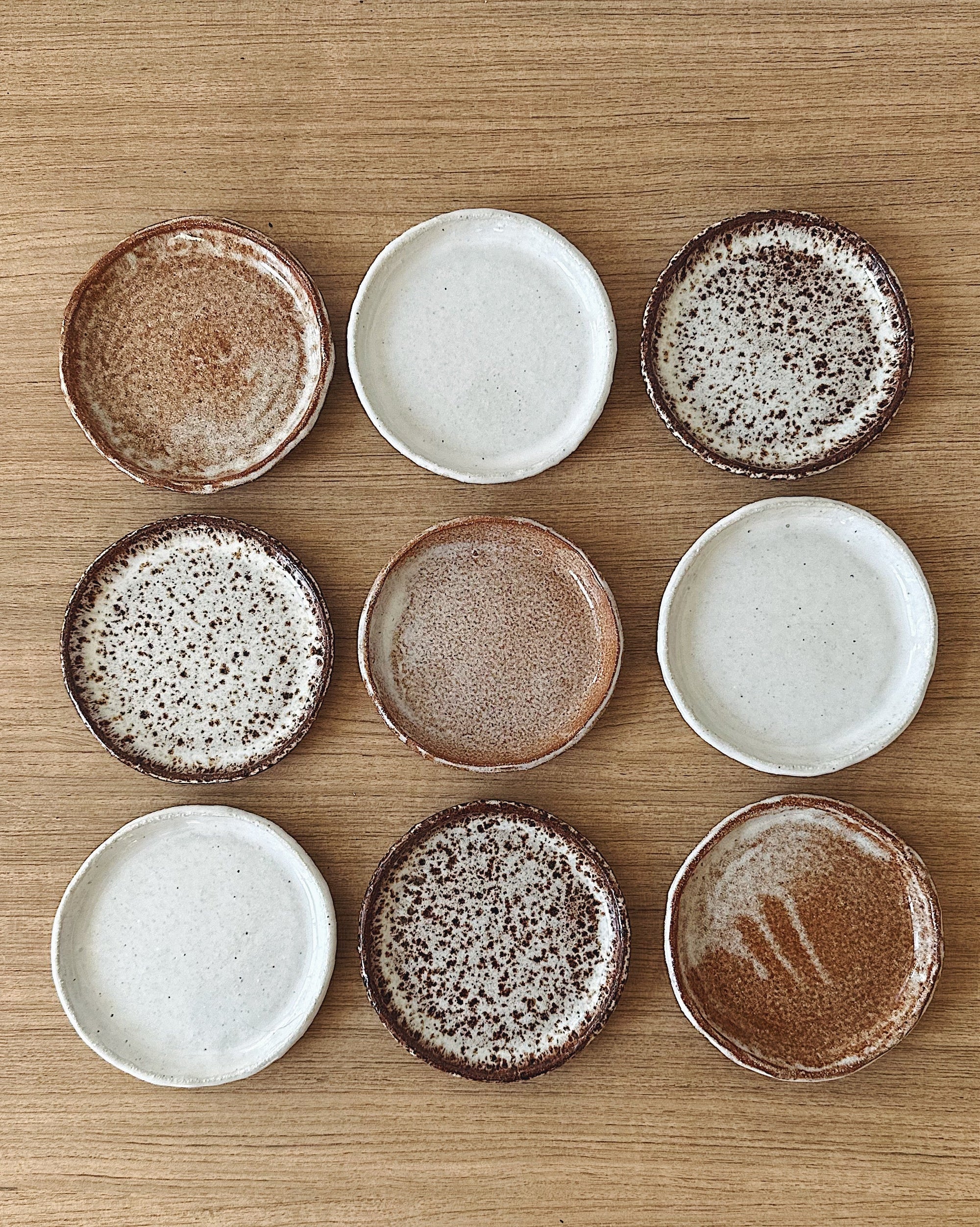 small plates - white