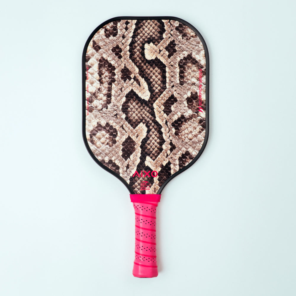 Aixo P11A Scorpion Series Glam Slam 3K Raw Carbon Pickleball Padel