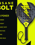AIXO Insane Bolt Padel Racket 18k Carbon