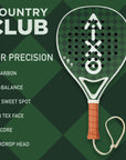 AIXO Country Club Padel Racket 3K Carbon