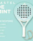 AIXO Pastel De Mint Padel Racket Full Carbon