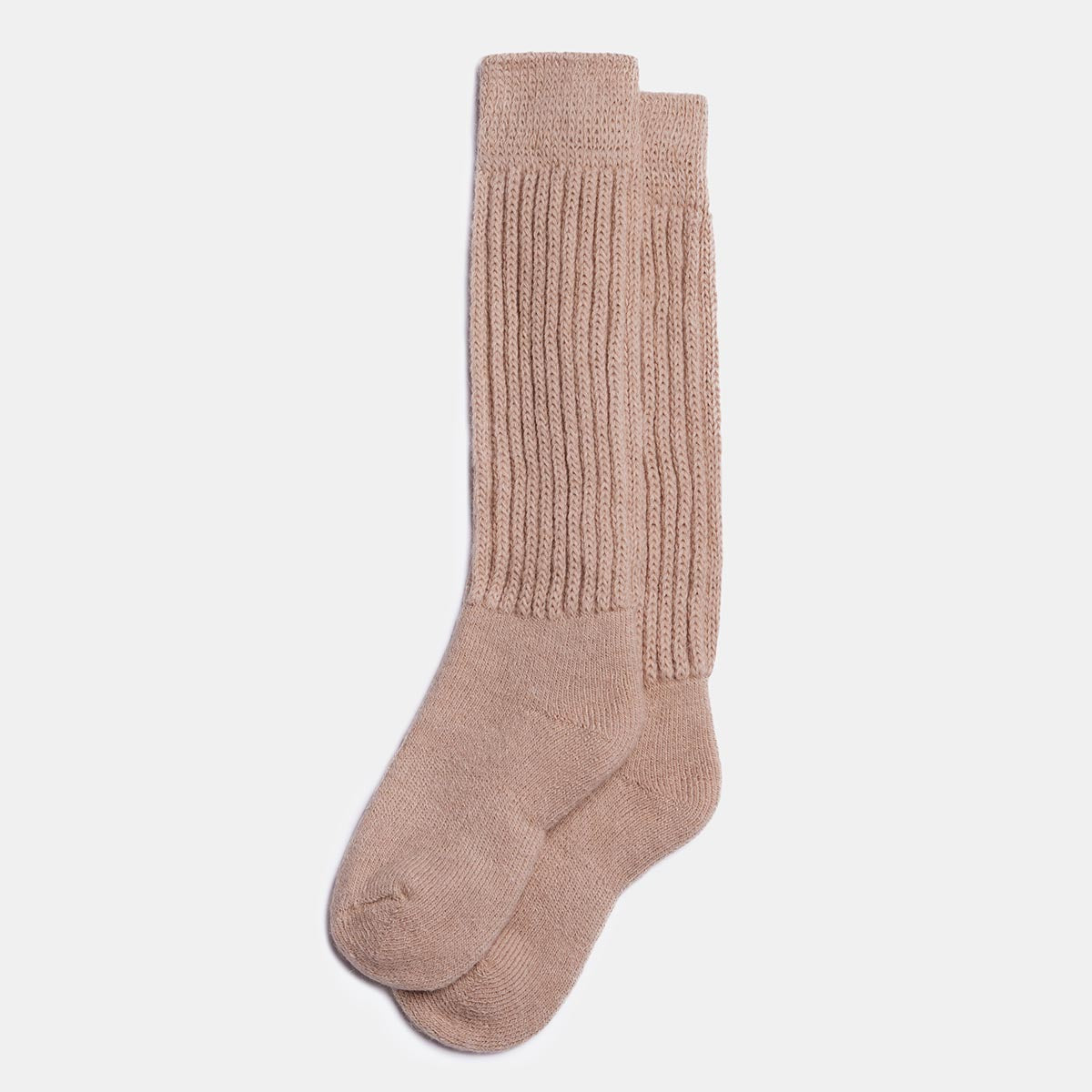 Natural Alpaca Wool Long Socks