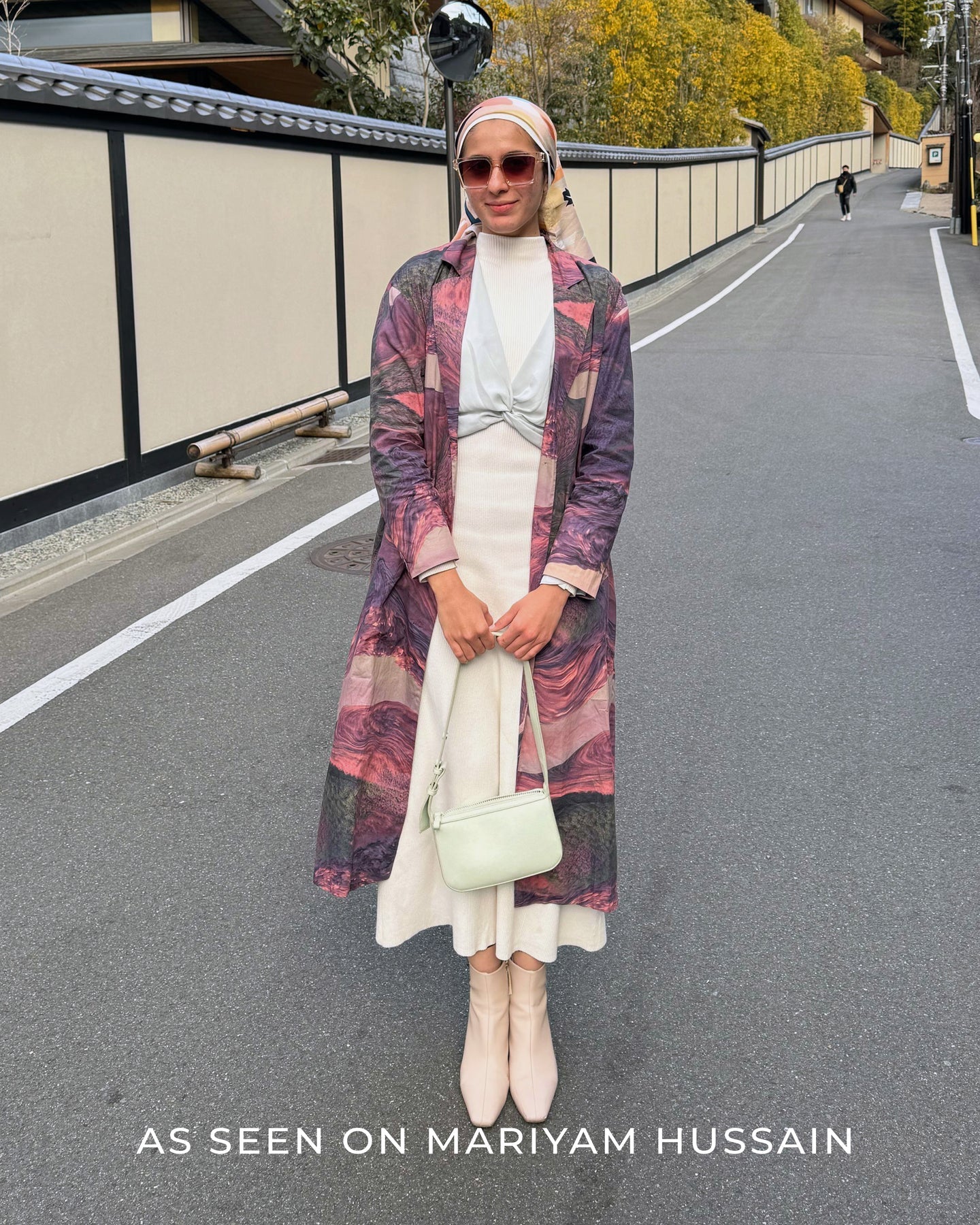 Amelia printed trench coat, stylish luxury women&#39;s outerwear, best-selling trendy fashion by Bethikal at brixbailey.com