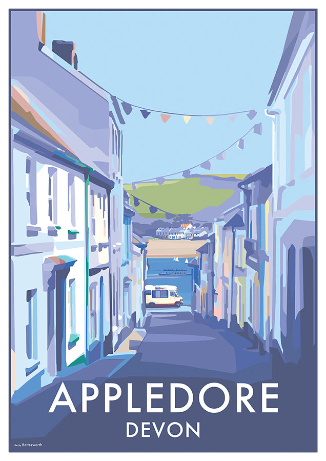 Appledore Vintage Travel Poster