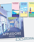 Appledore Vintage Travel Poster