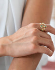 Thalia Adjustable Gemstone Ring: Pariba Onyx