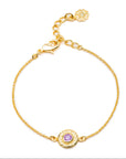 Luna Gemstone Bracelet Amethyst
