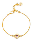 Luna Gemstone Bracelet Garnet