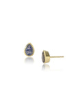 Simi Gemstone Studs with Labradorite