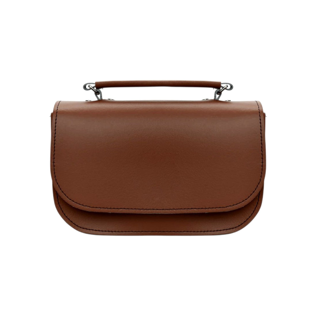 Aura Handmade Leather Bag - Chestnut