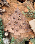 Rusty Metal Christmas Tree Decoration