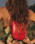 Apple Leather Bag - Durable, Lightweight & Eco-Friendly Vegan Leather with Cotton Lining by Sook Stainable at brixbailey.com
