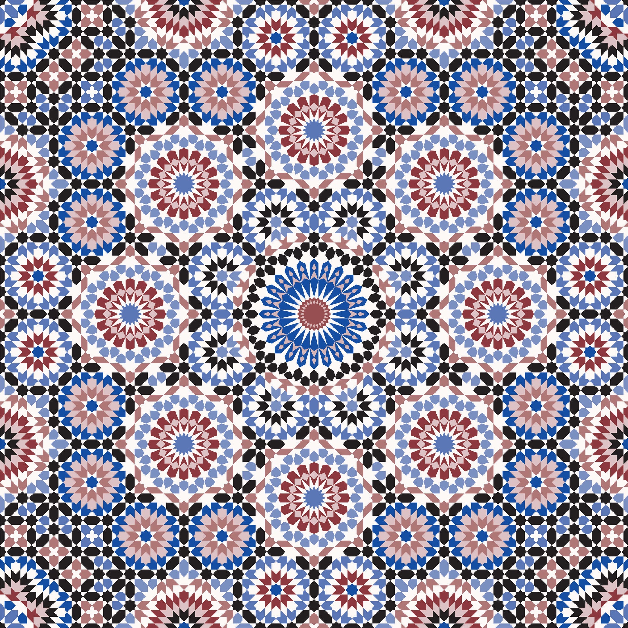Alara Kaleidoscopic Pattern Wallpaper