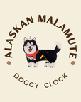 Playful Doggy Wall Clock-4