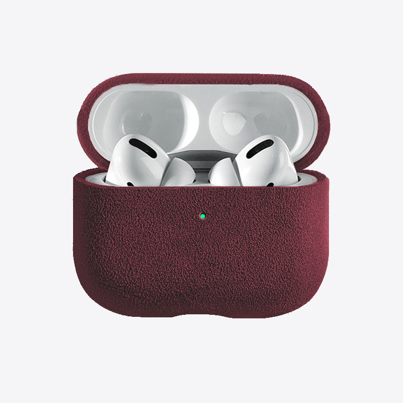 Premium Alcantara AirPods Case - Shock-Absorbing, MagSafe Compatible & Stylish Protection by Luriax at brixbailey.com