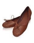 Alexandra Woven Leather Flats-4