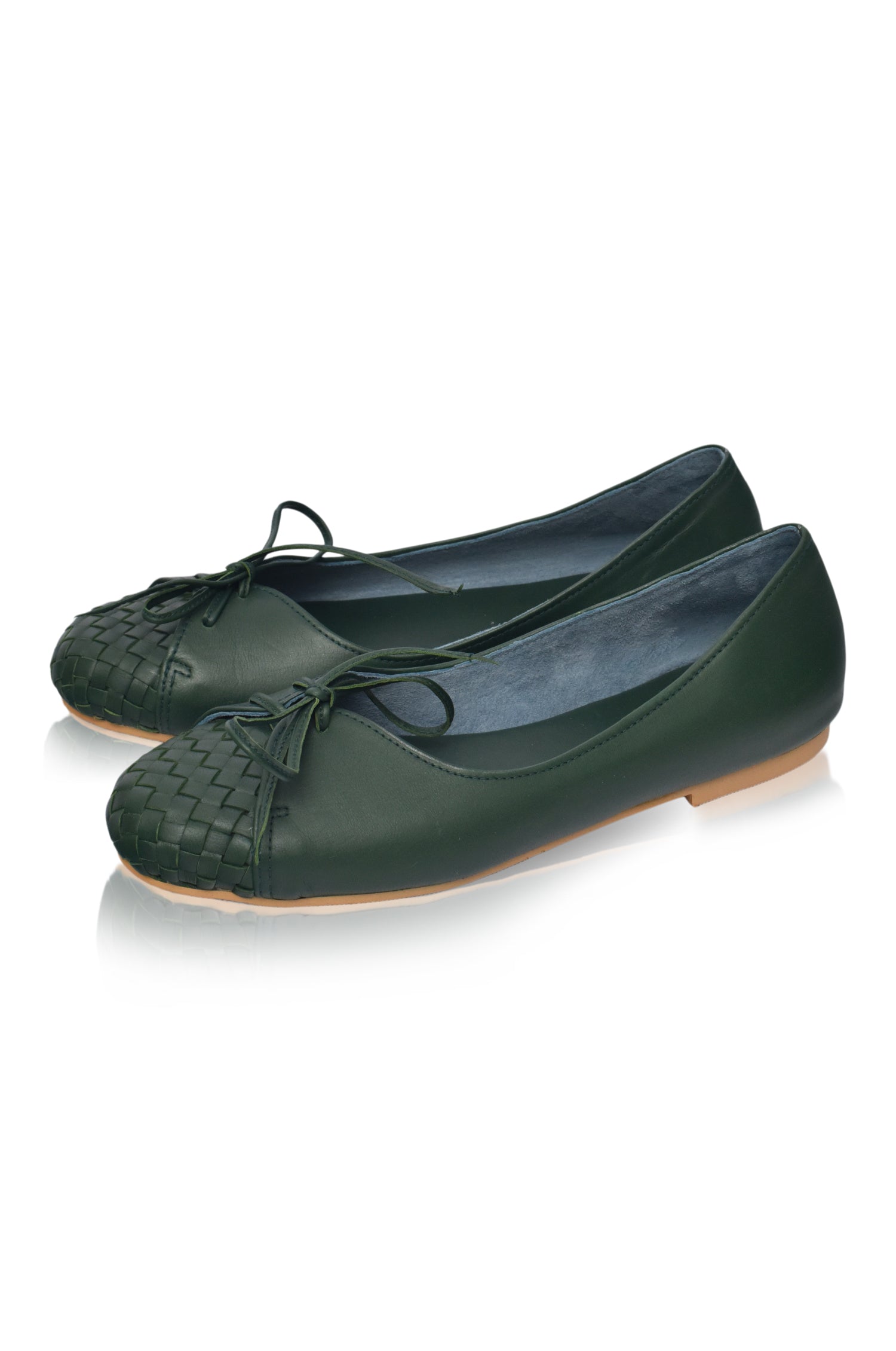 Alexandra Woven Leather Flats-4