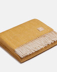 Natural Alpaca Wool Throw Classic Fishbone