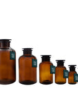 Amber Glass Apothecary Jars