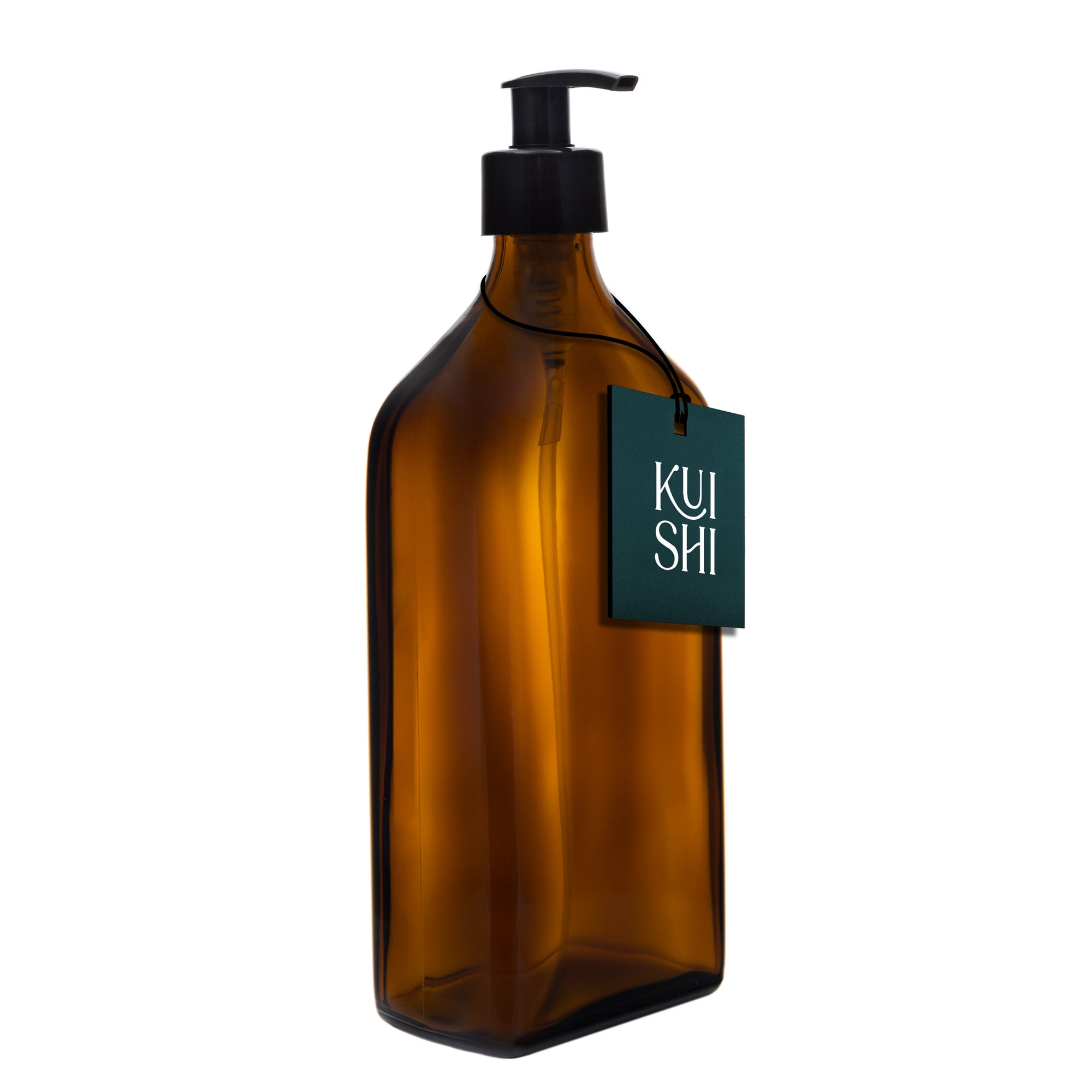 Amber Rectangle Soap Dispenser-2