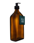 Amber Rectangle Soap Dispenser