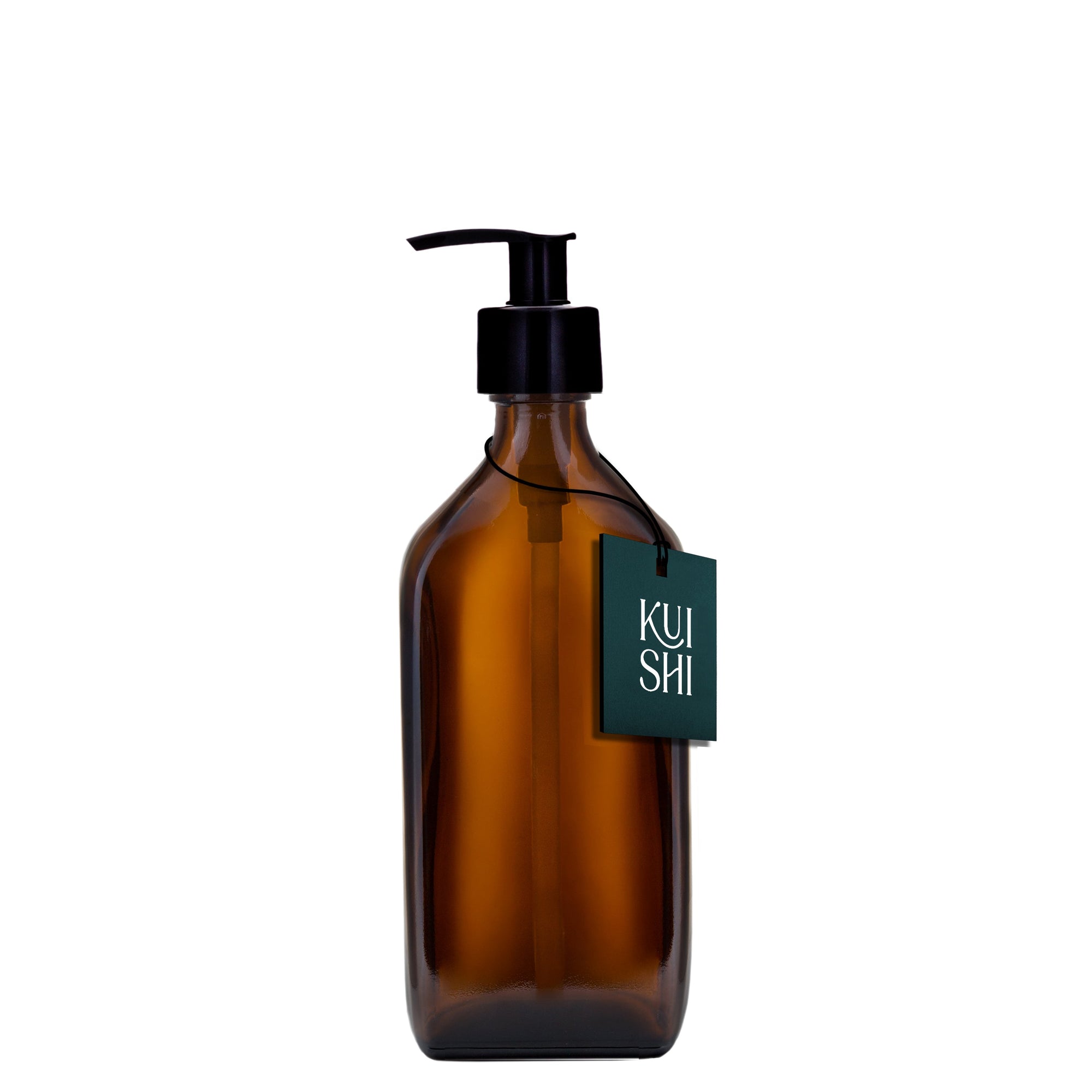 Amber Rectangle Soap Dispenser-1