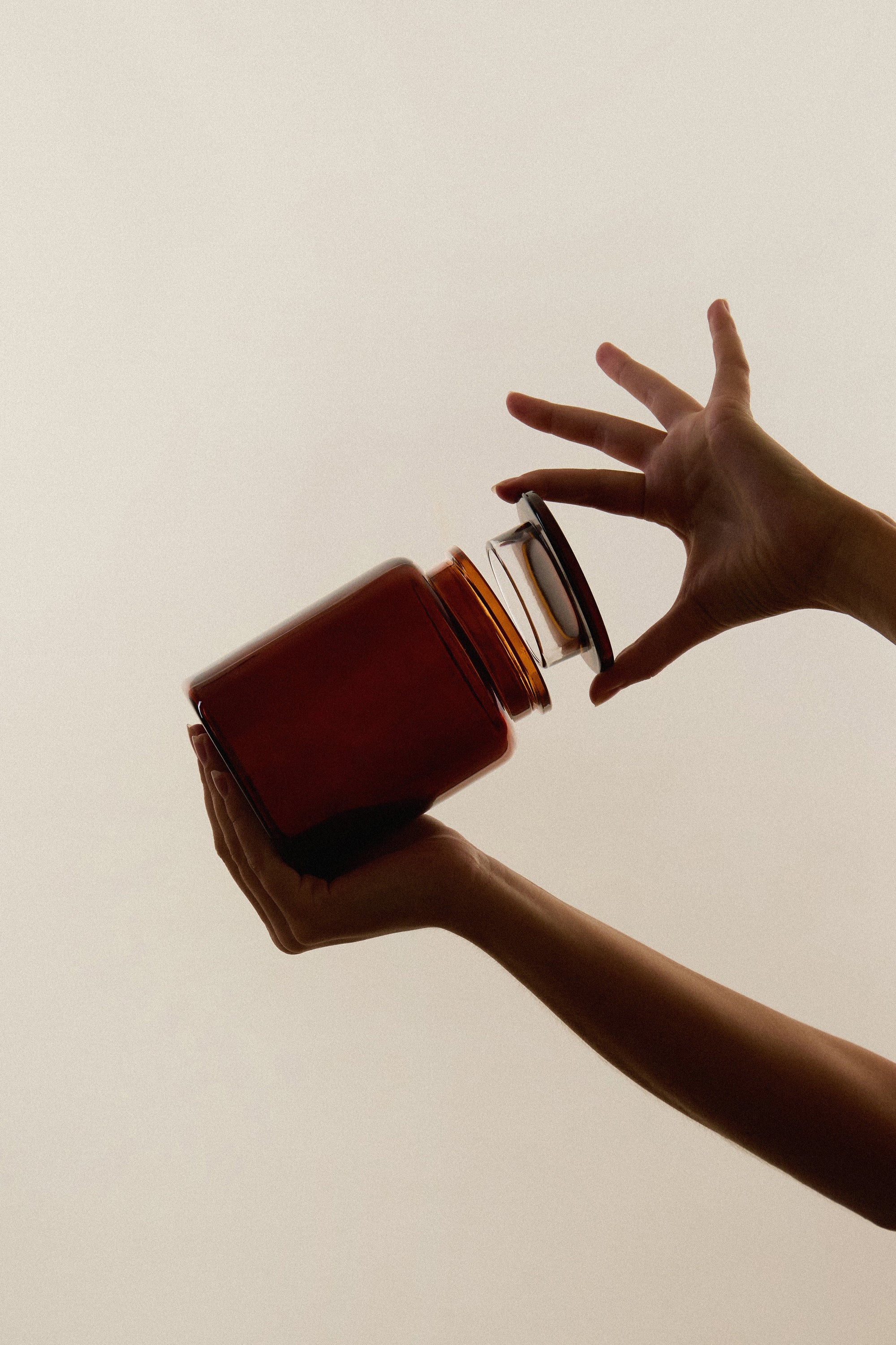 Amber Storage Jar Set-2