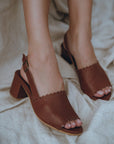 Amber Low Heel Sandals (Sz. 4)