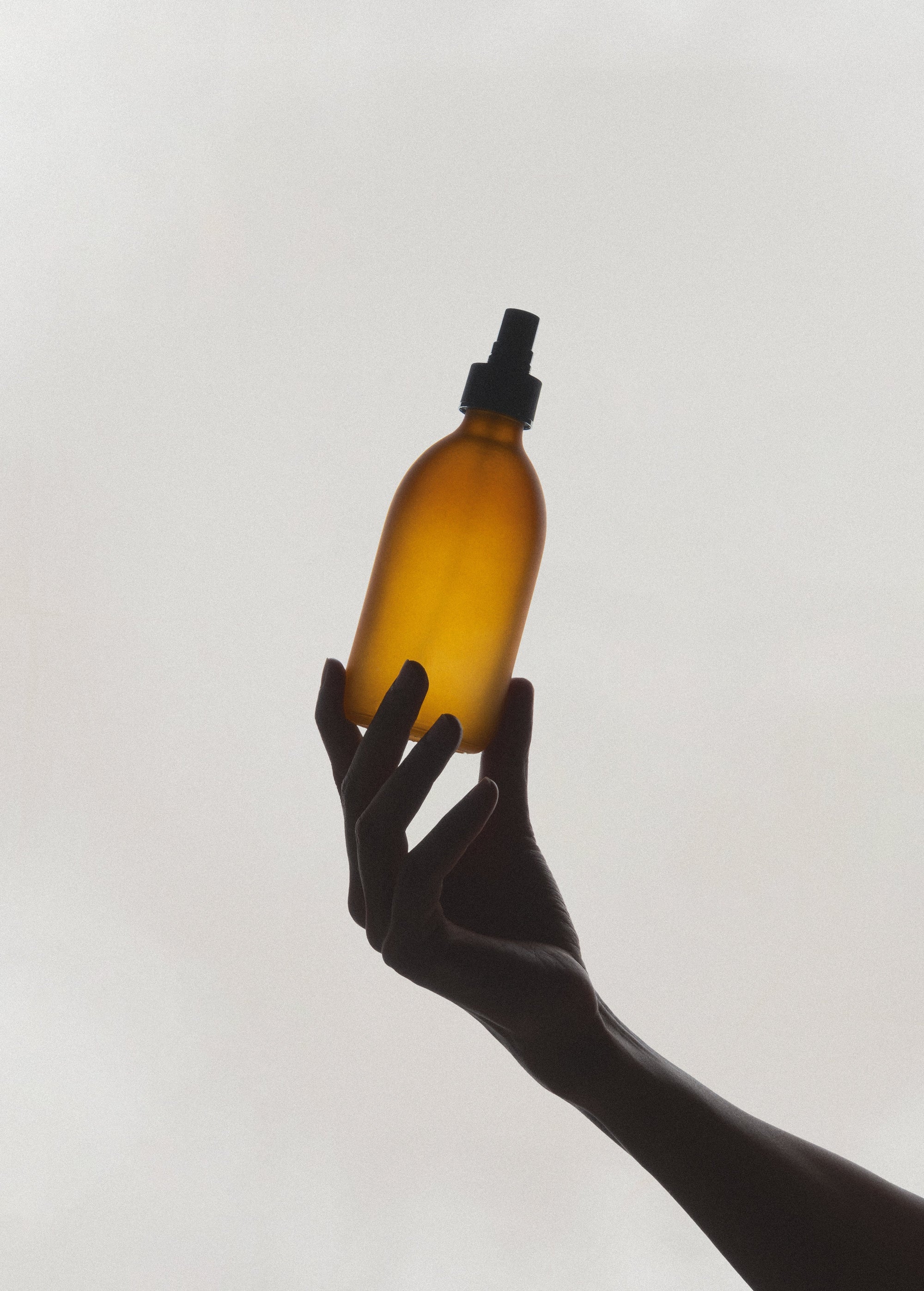 Frosted Amber Atomiser Spray Bottle