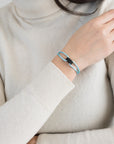 Carbon Regent Cord Bracelet