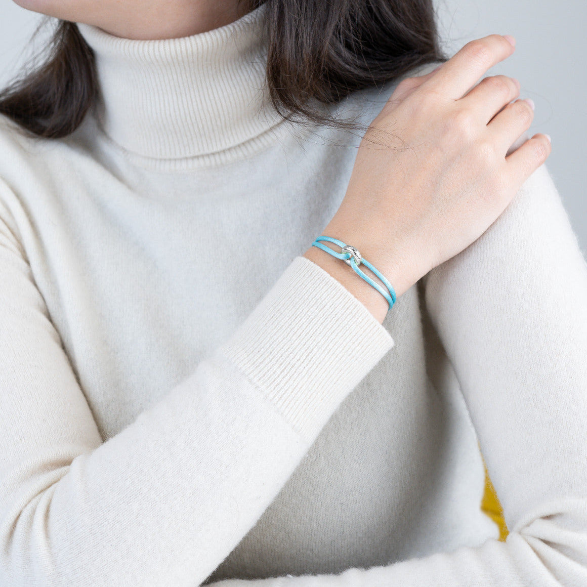Silver Soho Cord Bracelet