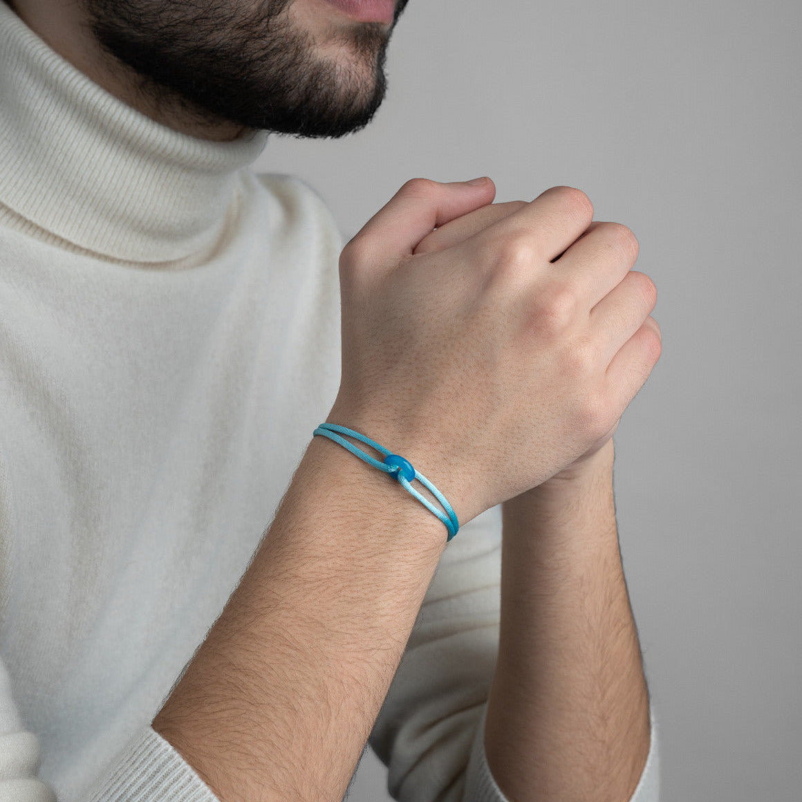 Blue Soho Cord Bracelet