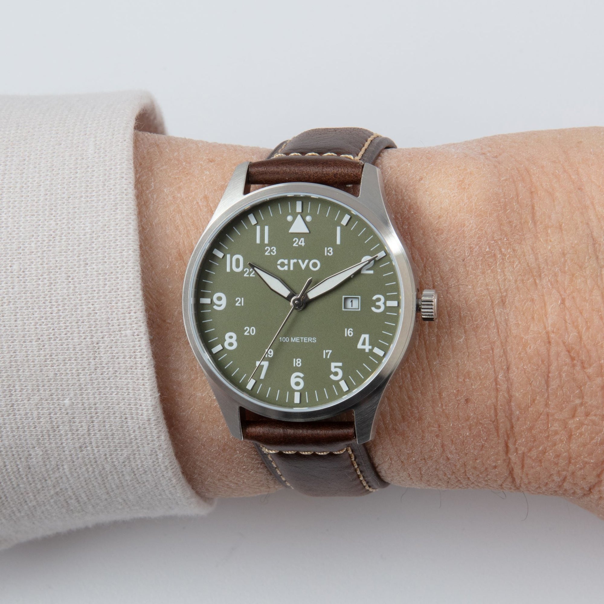 Arvo Rove Field Watch - Spring Green