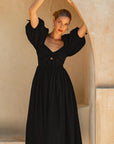 Atrani Puff Sleeve Dress
