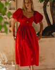 Atrani Puff Sleeve Dress